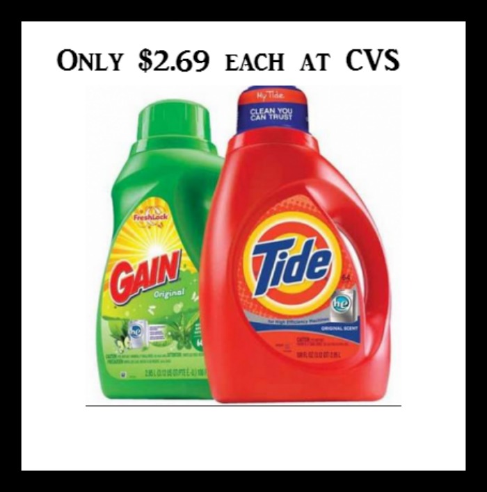 Tide and Gain Detergent Only $2.69! - DEAL MAMA