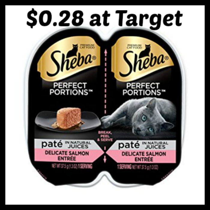 Target Sheba Perfect Portions Cat Food only 0.28! DEAL MAMA