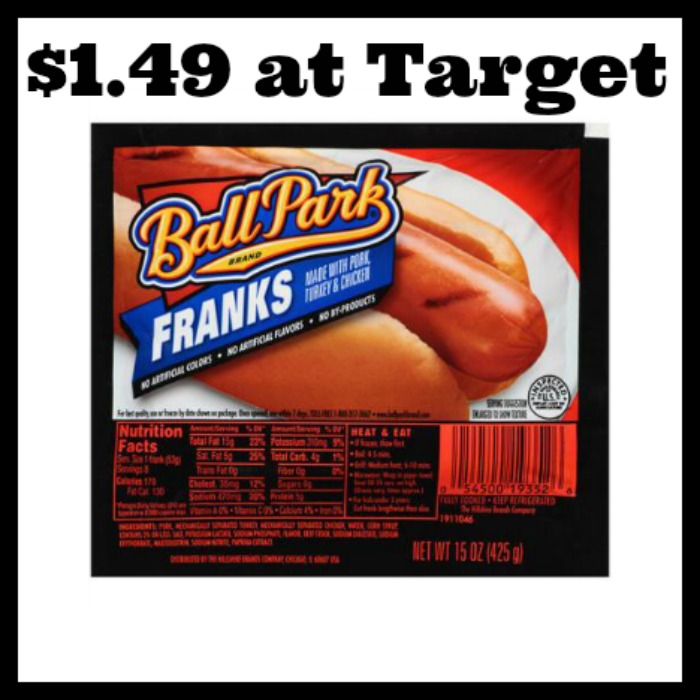 Target - Ball Park Franks only $1.49! - DEAL MAMA