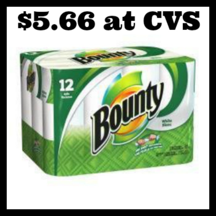 CVS - Bounty Paper Towels 12 Rolls only $5.66! (Starting 7/2) - DEAL MAMA