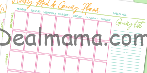 Weekly Meal & Grocery Planner - Cover
