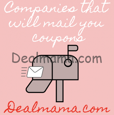 companies that will mail you coupons