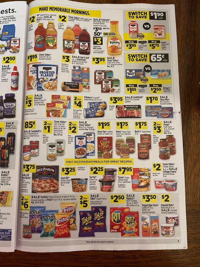 Dollar General Ad Scan