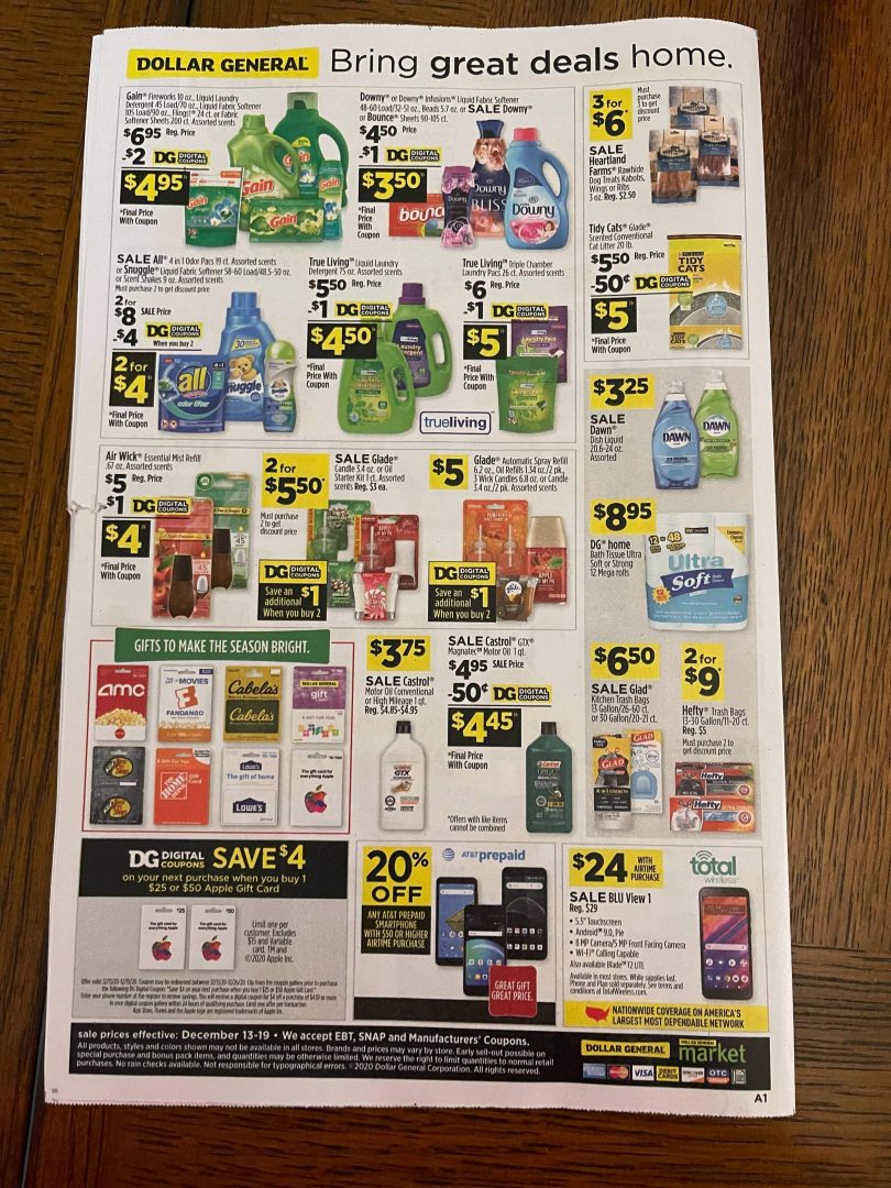 Dollar General Ad Scan