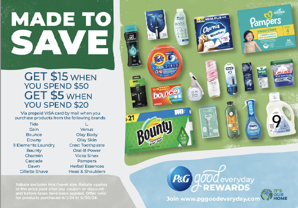 P&G Rebate offer from P&G Good Everyday! - Extreme Couponing & Deals