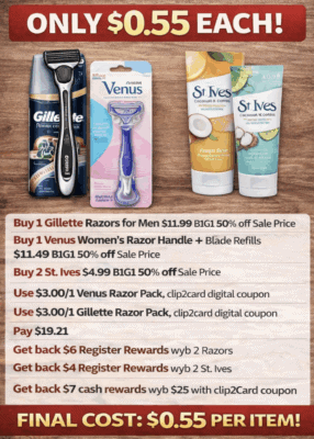 BOOSTER SCENARIO!! Only $0.55 per item at Walgreens!