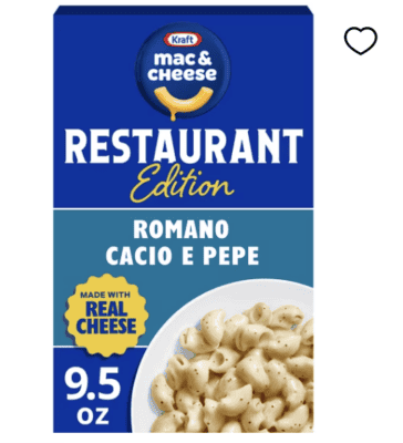 MONEYMAKER on Kraft Restaurant Edition Mac & Cheese at Walmart!