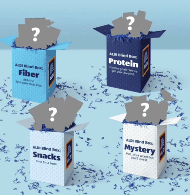 FREE ALDI Blind Box — New Drop Today at 12PM ET! Snacks, Fiber, Protein & Mystery!