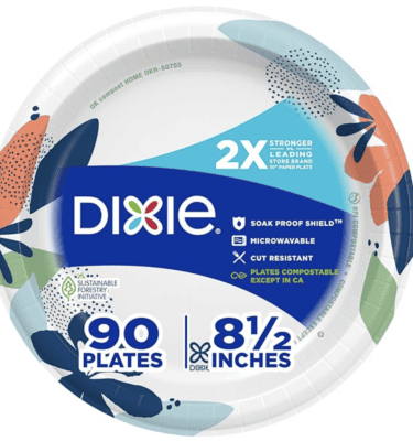 Dixie Paper Plates 90-Count Only $5.21 Shipped on Amazon (Subscribe & Save Deal!)