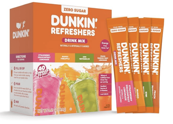 Dunkin' Refreshers Drink Mix 40-Count Variety Pack Only $5.52 Shipped — Amazon Prime Day Deal!