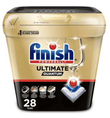 Finish Ultimate Quantum Dishwasher Tabs 28 ct only $5 each at CVS!