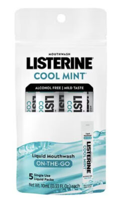 Listerine Cool Mint On-The-Go Liquid Mouthwash only $1.00 at Walgreens!