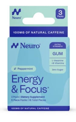 MONEYMAKER on Neuro Energy & Focus Extra Strength Peppermint Gum at Walmart!