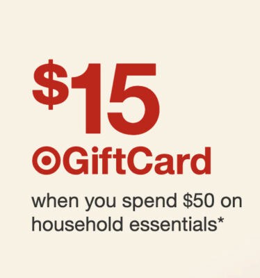 🔥 Target Spend $50 Get $15 Gift Card — 5 Huge Household Haul Ideas + Dove Deal!