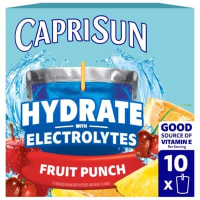 Capri Sun Hydrate Electrolytes Drink 10-Pack Only $1.99 on Amazon