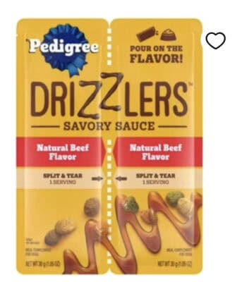 Pedigree Drizzlers Savory Sauce Just 14¢ Each at Walmart