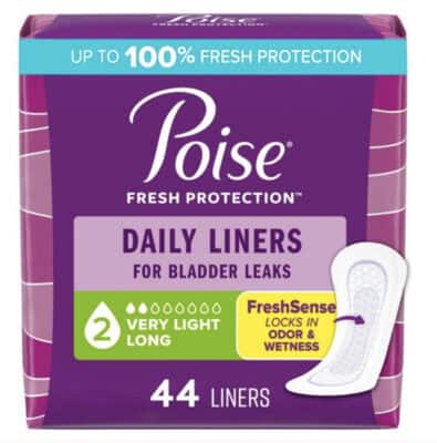 Poise Liners Only $1.79 Each at CVS