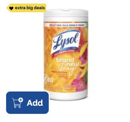 Lysol Wipes & Finish Dish Tabs Only $3.40 Each at CVS