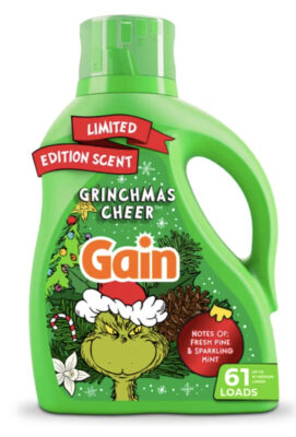 Gain x Grinch Liquid Laundry Detergent Only $10.23 at Walmart