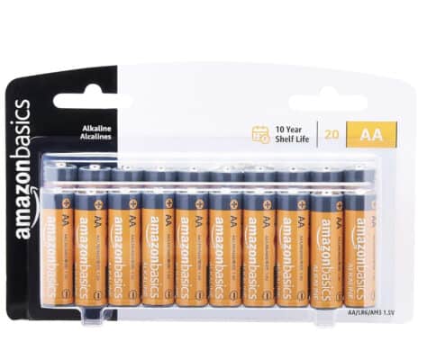 Amazon Basics AA Batteries 20-Count Only $7.99 Shipped