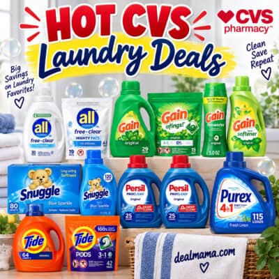 CVS Laundry Deals — as Low as $2.54!