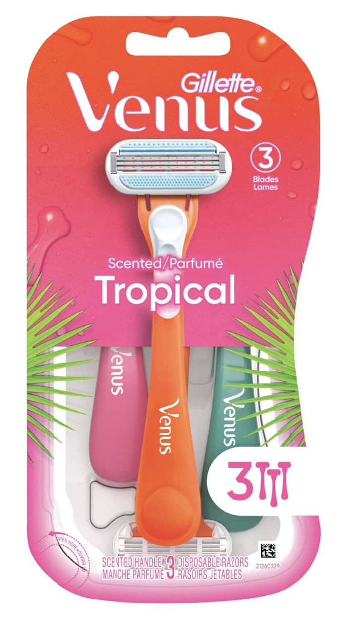 Gillette Venus Tropical 3-Blade Disposable Razors 3 ct