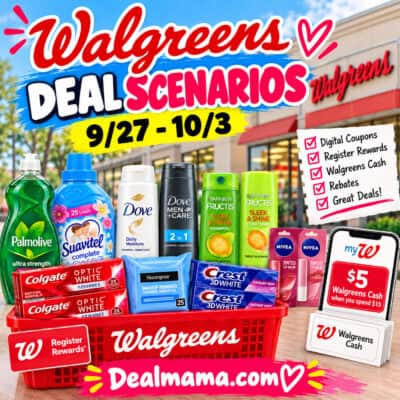 Walgreens Shopping Scenario 10/4 - 10/10 - 4 HOT Scenarios As low as $0.51 per item for $27.96 worth of products!