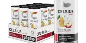 CELSIUS Sparkling Fuji Apple Pear Energy Drink 12-Pack