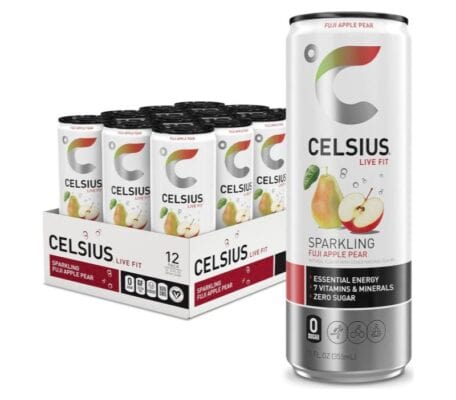CELSIUS Sparkling Fuji Apple Pear Energy Drink 12-Pack
