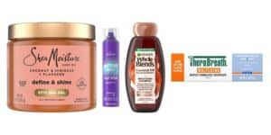 SheaMoisture, Aussie, Garnier Whole Blends and TheraBreath at CVS