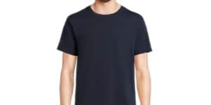 George Men's Crewneck Short Sleeve Tee in Dark Navy