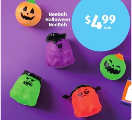 NeeDoh Halloween Squish Toys Only $4.99 at ALDI (Starts 10/7)