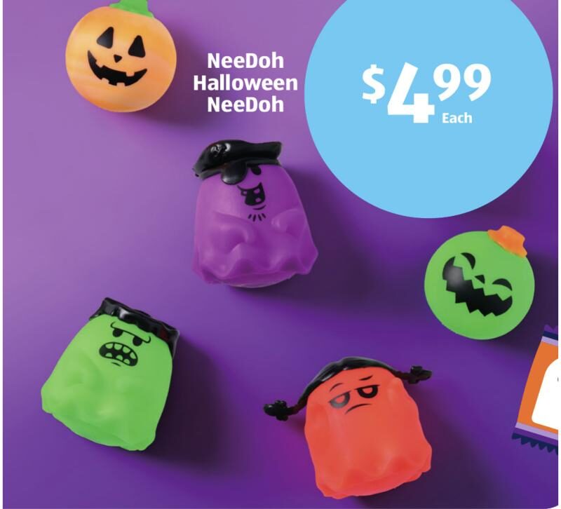 NeeDoh Halloween squish toys at ALDI