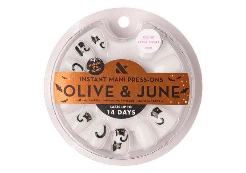 Olive and June It's Purrfection Halloween press-on nails