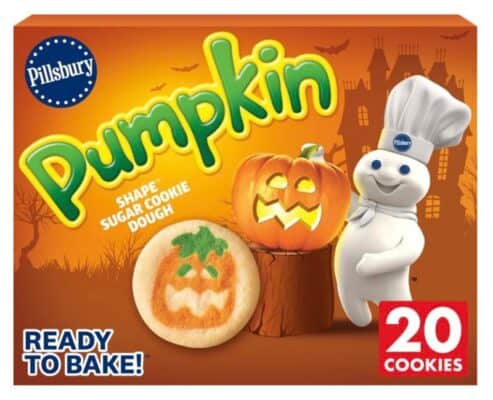 Pillsbury Ready-to-Bake Pumpkin Shape Sugar Cookie Dough