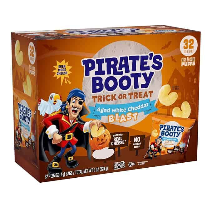 Pirate's Booty Halloween Aged White Cheddar 32 treat bags