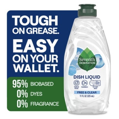 Seventh Generation Dish Liquid Free and Clear 11 oz