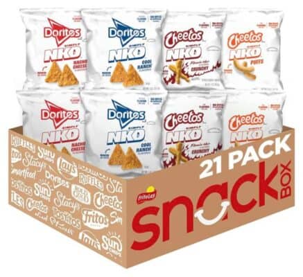 Simply NKD Snacks Variety Pack 21-Count Doritos and Cheetos