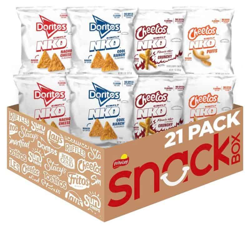 Simply NKD Snacks Variety Pack 21-Count Doritos and Cheetos