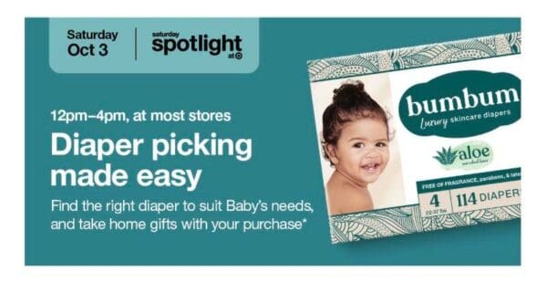 Target Store Events: FREE Pampers Wet Bag & Halloween Party Kit