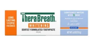 TheraBreath Whitening Toothpaste Dazzling Mint 4 oz